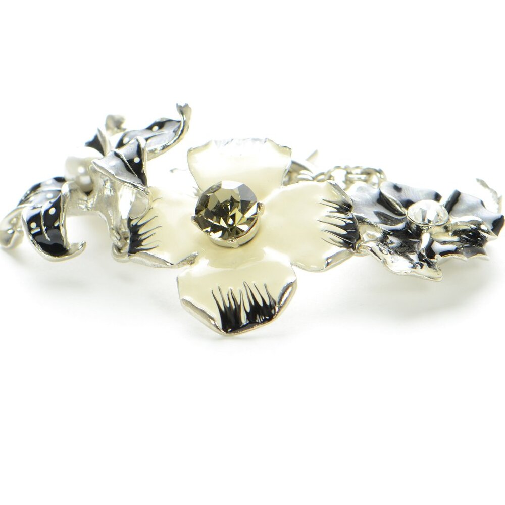 Kjl Kenneth Jay Lane Garden Flower Bracelet - image 2
